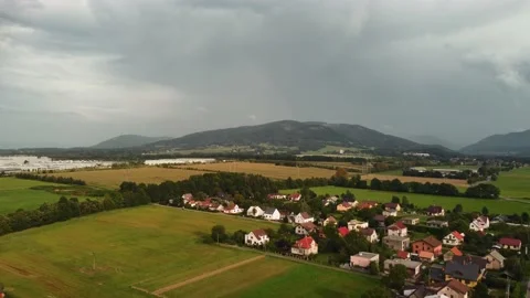 Beautiful landscape drone 4K Stock Footage 225756942