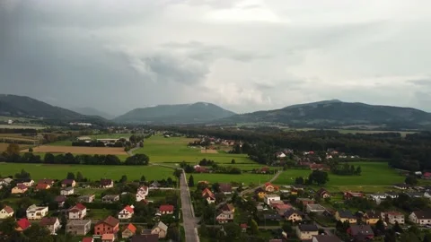 Beautiful landscape drone 4K Video stock 225757012