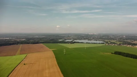 Beautiful landscape drone 4K Video stock 225757016