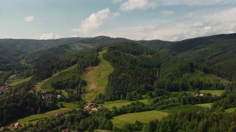 Beautiful landscape drone 4K Video stock 225757093