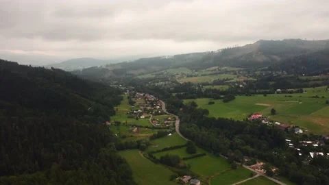 Beautiful landscape drone 4K Video stock 225757330