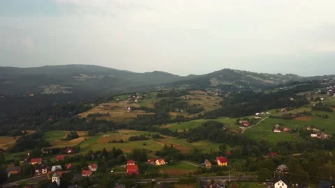 Beautiful landscape drone 4K Video stock 225757512
