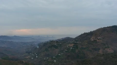 Beautiful landscape with drone Stock Footage 161915870