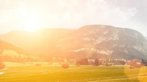 Beautiful landscape Stock Footage 9560444