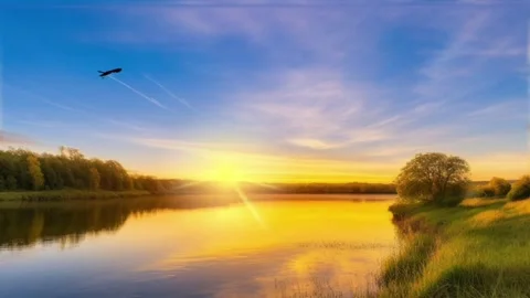 Beautiful landscape Stock Footage 280107383