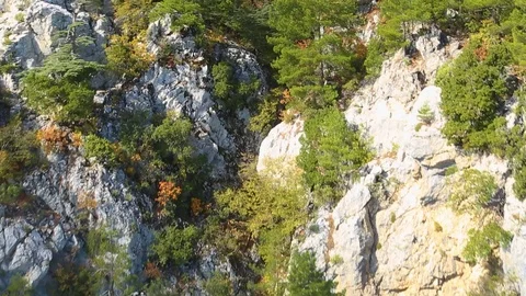 Beautiful landscape of high mountains in Turkey Stock Footage 94847341