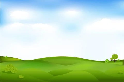 Beautiful landscape Stock Illustration