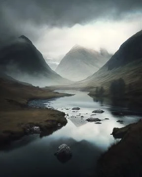 Beautiful landscape Stock Illustration