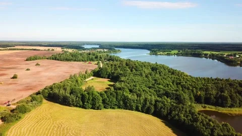 The beautiful landscape of Lake Devino Stock Footage 137383470