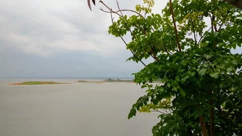 A beautiful landscape lakeside view Stock Footage 277967453