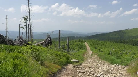 Beautiful landscape of Mountains. Stock Footage 64575892
