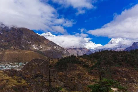 Beautiful landscape of the mountains Fotos Stock