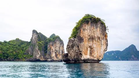 Beautiful landscape of the Phi Phi Islands, Thailand Stock Photos