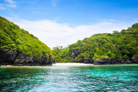 Beautiful landscape of the Phi Phi Islands, Thailand Stock Photos