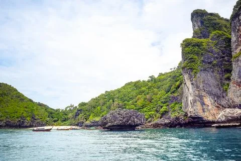 Beautiful landscape of the Phi Phi Islands, Thailand Stock Photos