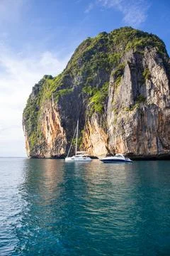 Beautiful landscape of the Phi Phi Islands, Thailand Stock Photos