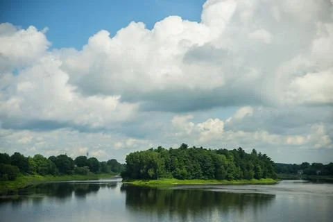 Beautiful landscape in Quebec, Canada Stock Photos