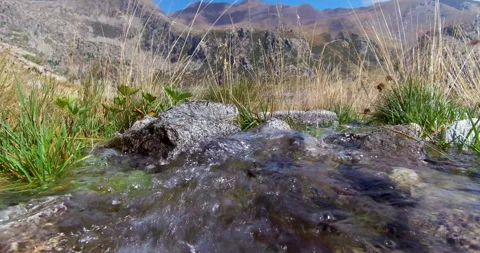 Beautiful landscape with a remote mountains. Stock Footage 255668484