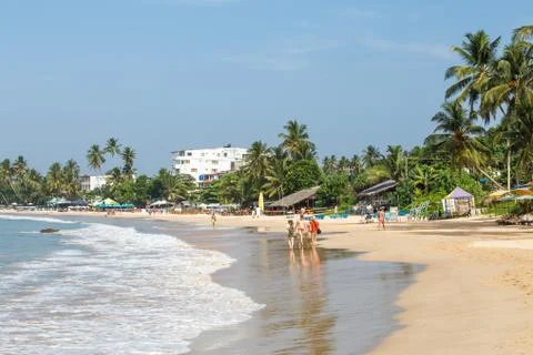 Beautiful landscape tropical beach. Stock Photos