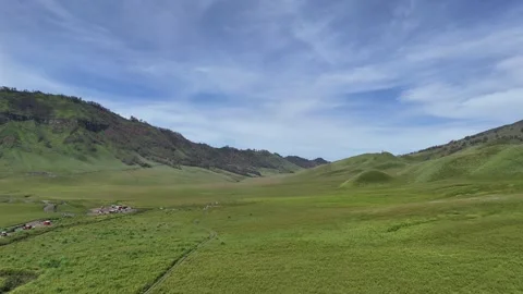 Beautiful Landscape view of Bromo Stock Footage 262343532