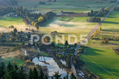 Beautiful landscape from Whatcom County, Washington Stock Photos