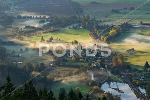 Beautiful landscape from Whatcom County, Washington Stock Photos