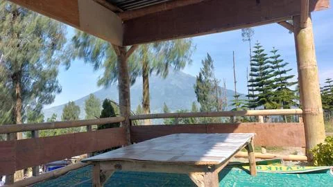 Beautiful landscapes in the mountains of Central Java Stock Photos