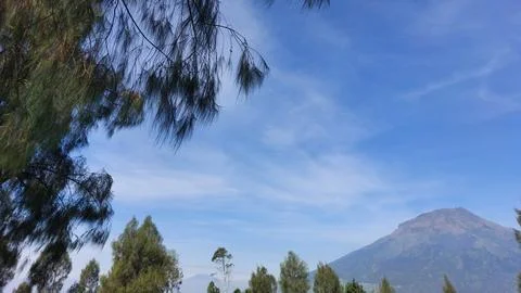 Beautiful landscapes in the mountains of Central Java 写真素材