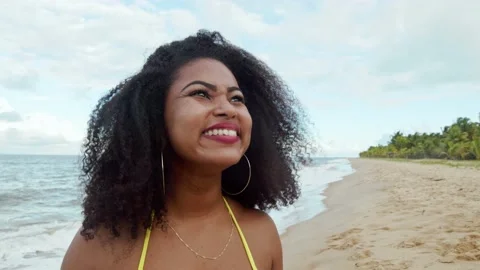 Beautiful Happy Latina Bikini Stock Videos – Royalty-Free HD & 4K