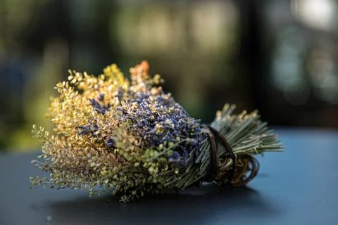 Beautiful Lavender Bouquet Stock Photos