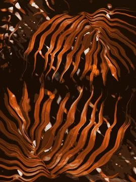 Beautiful leafs pattern background vector illustration 스톡 일러스트