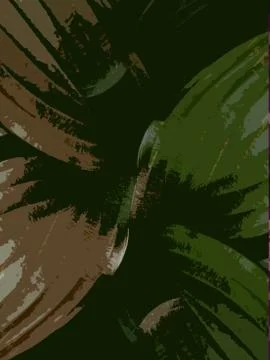 Beautiful leafs pattern background vector illustration Stock Illustration