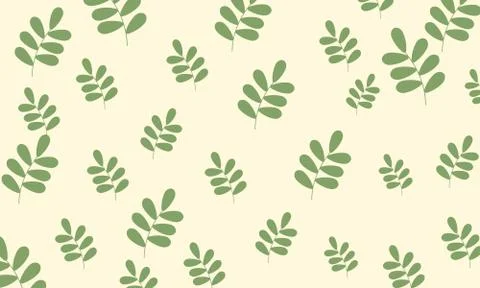 Beautiful Leaves Background Stock Illustration