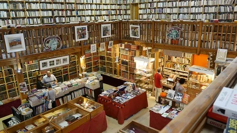 Beautiful Library timelapse Vídeos de archivo 96238739