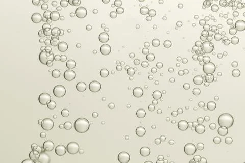 Beautiful light air bubbles flows over a blurred background Stock Photos