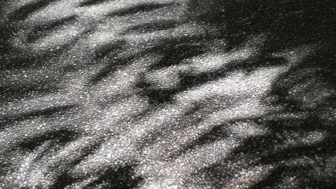 Beautiful light and shadow of tree leaves on asphalt ground Stock Footage 92078251