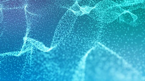 Beautiful Light Blue Particle Background Stock Footage 109295018