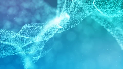 Beautiful Light Blue Particle Background Stock Footage 109295115