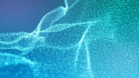 Beautiful Light Blue Particle Background Stock Footage 109295372