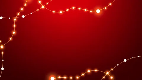 Beautiful light bulb string with flashing lights. Video stock 227480951