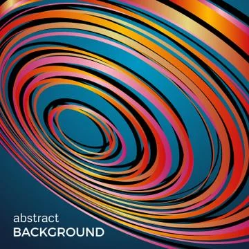 Beautiful light circles on a blue background Illustrazione stock