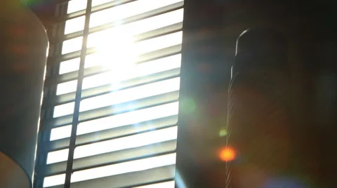 Beautiful Light Coming Through Window Stock Footage 34819232