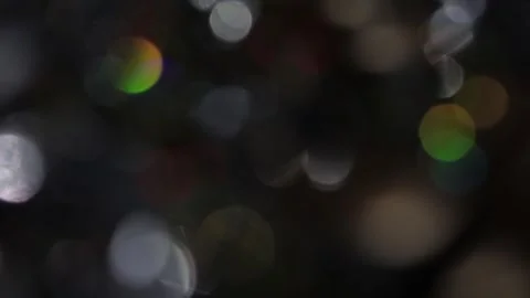 Beautiful light leaks in full-screen color bokeh composite video Stock Footage 317481376