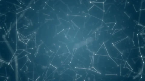 Beautiful light plexus background. Levitating particles. Seamless loop. Stock Footage 105321452