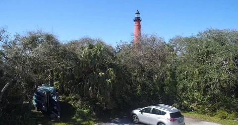 Beautiful Lighthouse Stock Footage 91704703