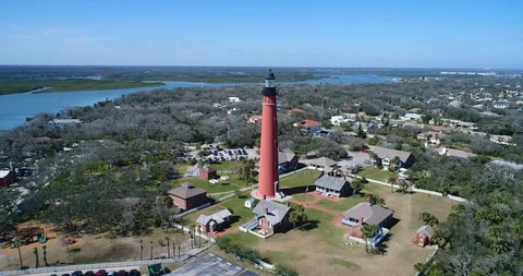 Beautiful Lighthouse Stock Footage 91704741
