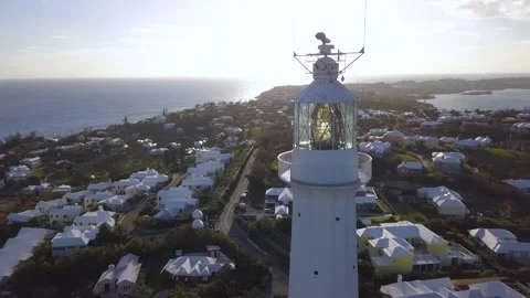 Beautiful lighthouse Stock Footage 210228362