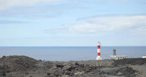 Beautiful lighthouse by the sea Stock Footage 202066539