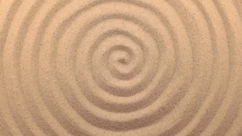 Beautiful lighting effects. Rotation sand in the form of a spiral Stock Footage 72306026