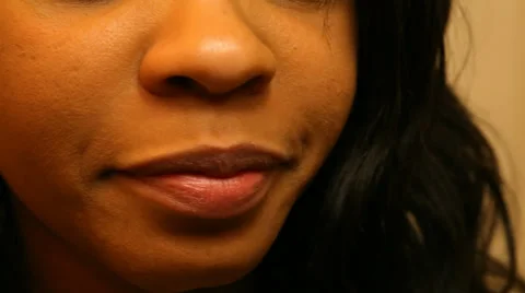 Beautiful Lip Pop Stock Footage 36818391